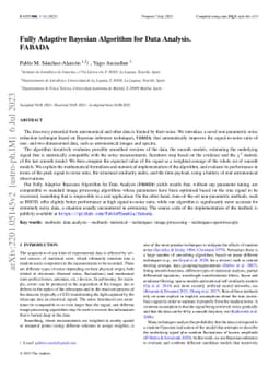 Fully Adaptive Bayesian Algorithm for Data Analysis, FABADA