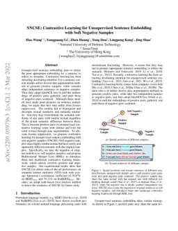 SNCSE: Contrastive Learning for Unsupervised Sentence Embedding with
  Soft Negative Samples