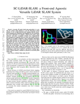 SC-LiDAR-SLAM: a Front-end Agnostic Versatile LiDAR SLAM System
