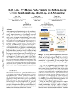 High-Level Synthesis Performance Prediction using GNNs: Benchmarking,
  Modeling, and Advancing