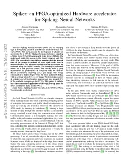 Spiker: an FPGA-optimized Hardware acceleration for Spiking Neural
  Networks