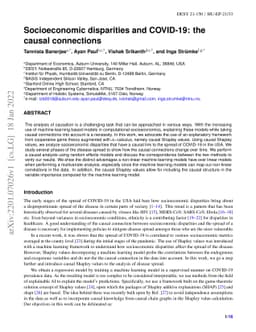 Socioeconomic disparities and COVID-19: the causal connections