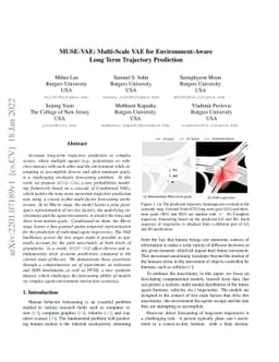 MUSE-VAE: Multi-Scale VAE for Environment-Aware Long Term Trajectory
  Prediction