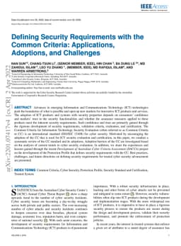 Defining Security Requirements with the Common Criteria: Applications,
  Adoptions, and Challenges