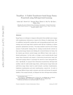 TransFuse: A Unified Transformer-based Image Fusion Framework using
  Self-supervised Learning