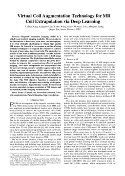 Virtual Coil Augmentation Technology for MR Coil Extrapolation via Deep
  Learning