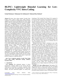 BLINC: Lightweight Bimodal Learning for Low-Complexity VVC Intra Coding