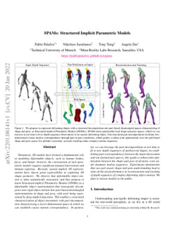 SPAMs: Structured Implicit Parametric Models