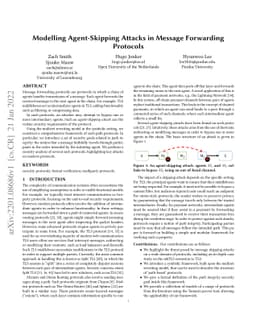 Modelling Agent-Skipping Attacks in Message Forwarding Protocols