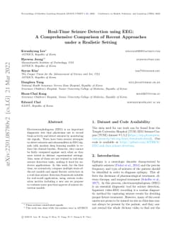 Real-Time Seizure Detection using EEG: A Comprehensive Comparison of
  Recent Approaches under a Realistic Setting