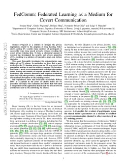 FedComm: Federated Learning as a Medium for Covert Communication