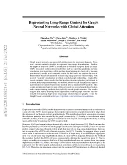 Representing Long-Range Context for Graph Neural Networks with Global
  Attention