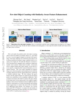 Few-shot Object Counting with Similarity-Aware Feature Enhancement