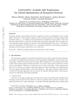 GoSafeOpt: Scalable Safe Exploration for Global Optimization of
  Dynamical Systems