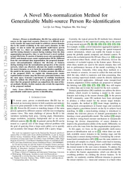 A Novel Mix-normalization Method for Generalizable Multi-source Person
  Re-identification