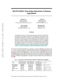 ML4CO-KIDA: Knowledge Inheritance in Dataset Aggregation