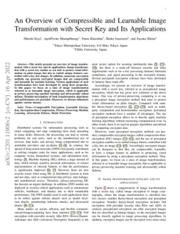 An Overview of Compressible and Learnable Image Transformation with
  Secret Key and Its Applications
