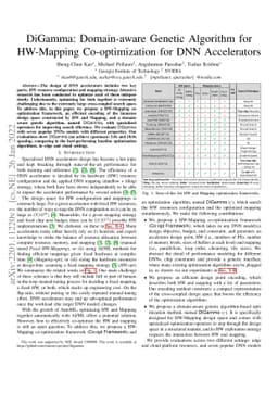 DiGamma: Domain-aware Genetic Algorithm for HW-Mapping Co-optimization
  for DNN Accelerators