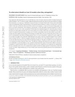 To what extent should we trust AI models when they extrapolate?