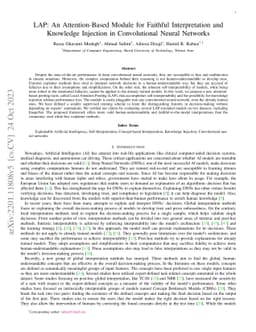 LAP: An Attention-Based Module for Concept Based Self-Interpretation and
  Knowledge Injection in Convolutional Neural Networks