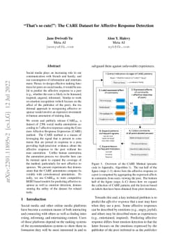 "That's so cute!": The CARE Dataset for Affective Response Detection