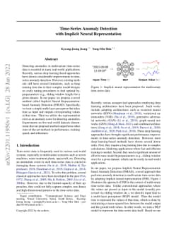 Time-Series Anomaly Detection with Implicit Neural Representation