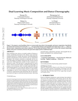 Dual Learning Music Composition and Dance Choreography