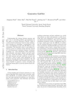 Generative GaitNet