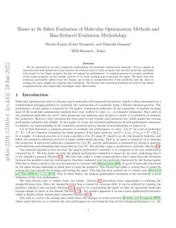 Biases in In Silico Evaluation of Molecular Optimization Methods and
  Bias-Reduced Evaluation Methodology