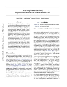 Star Temporal Classification: Sequence Classification with Partially
  Labeled Data