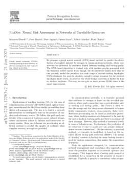 RiskNet: Neural Risk Assessment in Networks of Unreliable Resources