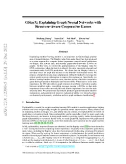 GStarX: Explaining Graph Neural Networks with Structure-Aware
  Cooperative Games