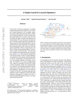 A Simple Guard for Learned Optimizers