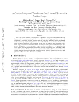 A Context-Integrated Transformer-Based Neural Network for Auction Design