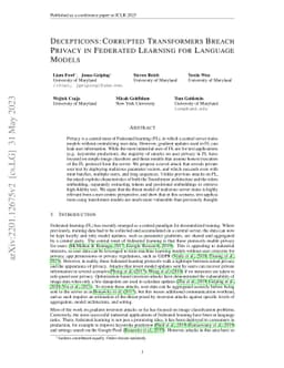 Decepticons: Corrupted Transformers Breach Privacy in Federated Learning
  for Language Models