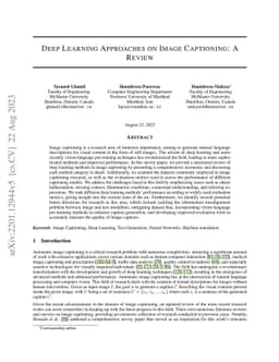 Deep Learning Approaches on Image Captioning: A Review