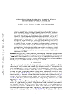 Designing Universal Causal Deep Learning Models: The Geometric
  (Hyper)Transformer