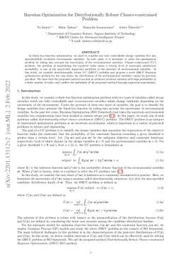 Bayesian Optimization for Distributionally Robust Chance-constrained
  Problem