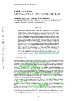 NAS-Bench-Suite: NAS Evaluation is (Now) Surprisingly Easy