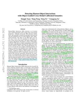 Detecting Human-Object Interactions with Object-Guided Cross-Modal
  Calibrated Semantics