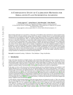 A Comparative Study of Calibration Methods for Imbalanced Class
  Incremental Learning