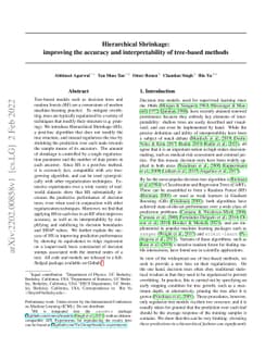 Hierarchical Shrinkage: improving the accuracy and interpretability of
  tree-based methods