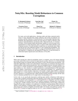 NoisyMix: Boosting Model Robustness to Common Corruptions