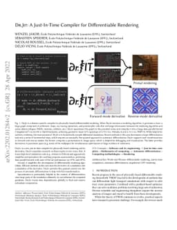 Dr.Jit: A Just-In-Time Compiler for Differentiable Rendering
