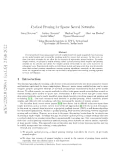Cyclical Pruning for Sparse Neural Networks