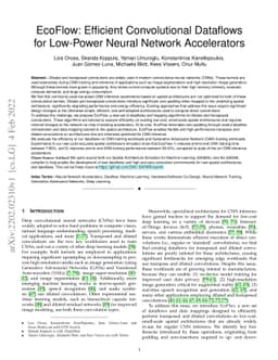 EcoFlow: Efficient Convolutional Dataflows for Low-Power Neural Network
  Accelerators