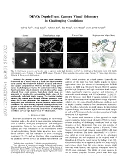 DEVO: Depth-Event Camera Visual Odometry in Challenging Conditions