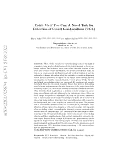 Catch Me if You Can: A Novel Task for Detection of Covert Geo-Locations
  (CGL)