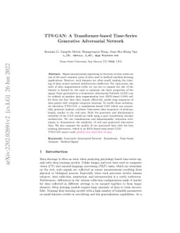 TTS-GAN: A Transformer-based Time-Series Generative Adversarial Network