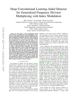 Deep Convolutional Learning-Aided Detector for Generalized Frequency
  Division Multiplexing with Index Modulation